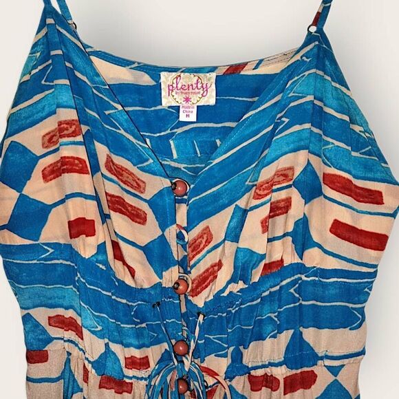 Plenty Tracy Reese Womens Dress Sz M Maxi Swiftie Silk Anthropologie Bohemian - Picture 3 of 15